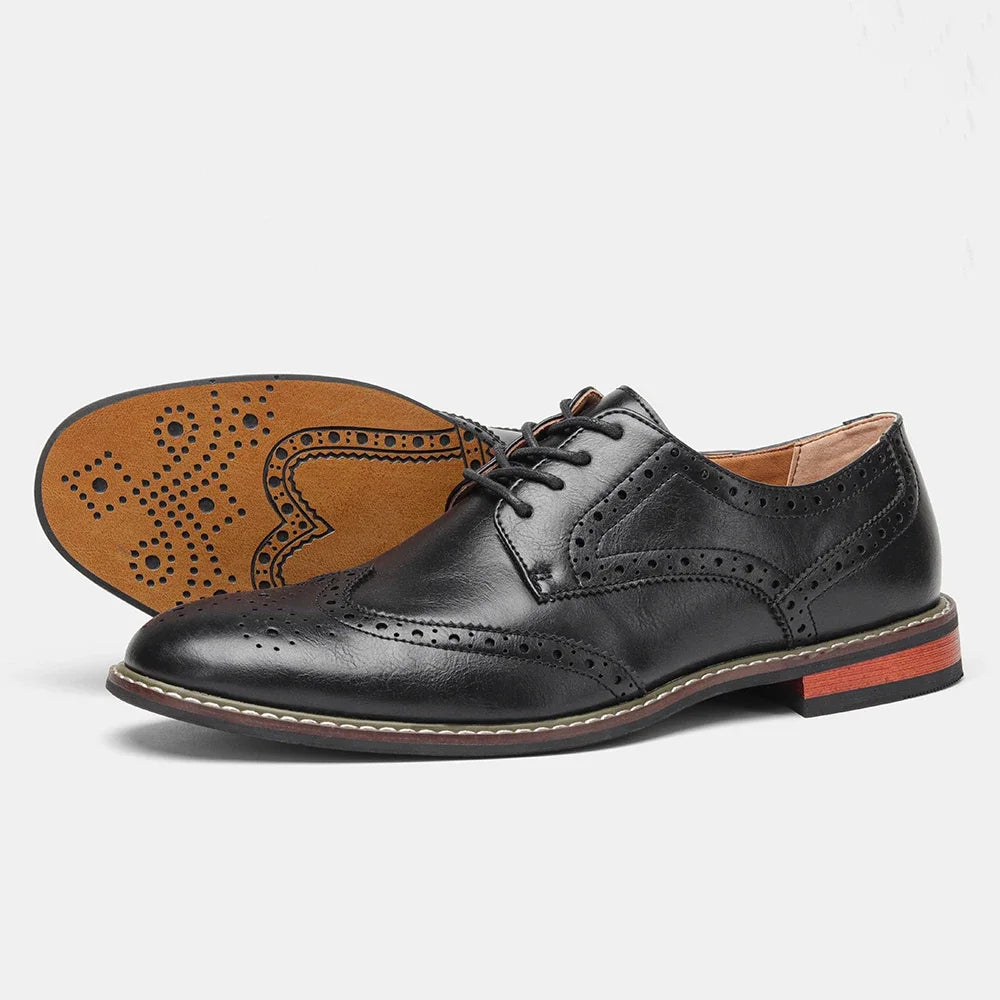 Herresko Lær Brogue Design for Formelle Anledninger 6