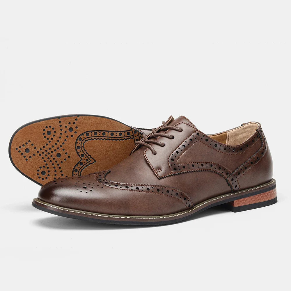 Herresko Lær Brogue Design for Formelle Anledninger 7