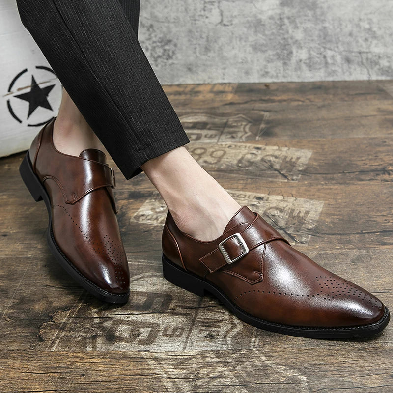 Herresko Loafers Italiensk Stil til Bryllup og Fest 5
