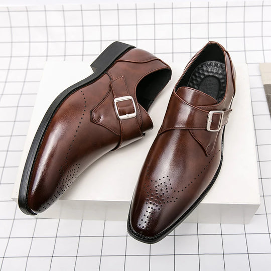 Herresko Loafers Italiensk Stil til Bryllup og Fest 7