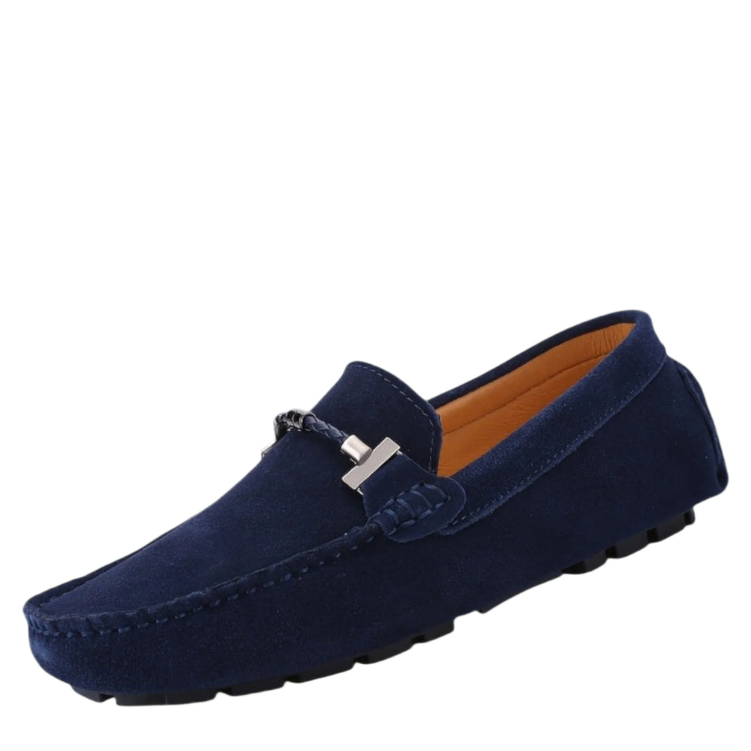 Herresko Moccasins Slip-On i Suede 0