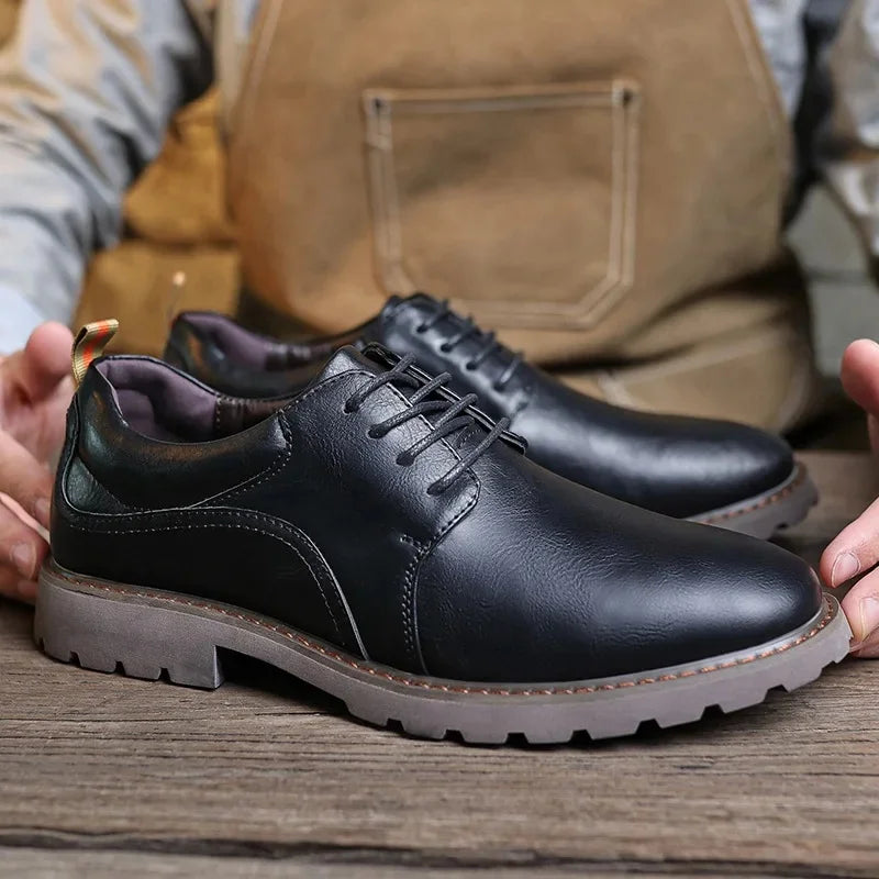 Herresko i Lær for Utendørsbruk, Casual Stil 5