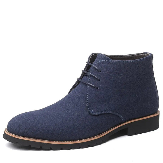 Herresko i Suede Lær med Slip-On Design 3