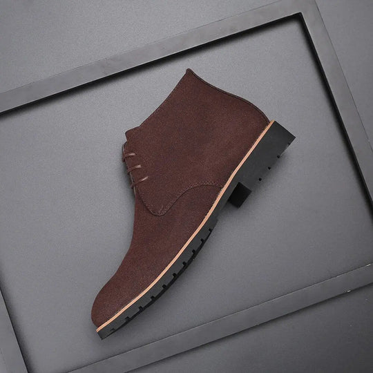 Herresko i Suede Lær med Slip-On Design 5