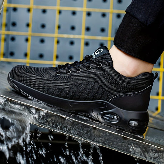 Herresneaker med Stålhette og Sporty Design 7