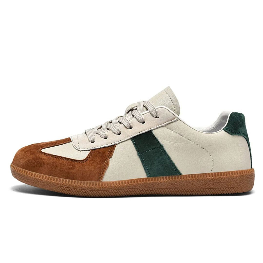 Herresneakers Lær Suede Moderne Design Komfortabel Gummisåle 0