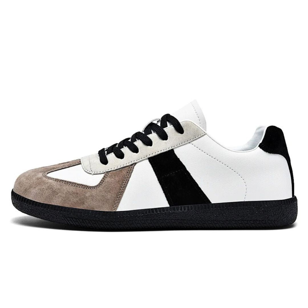 Herresneakers Lær Suede Moderne Design Komfortabel Gummisåle 1