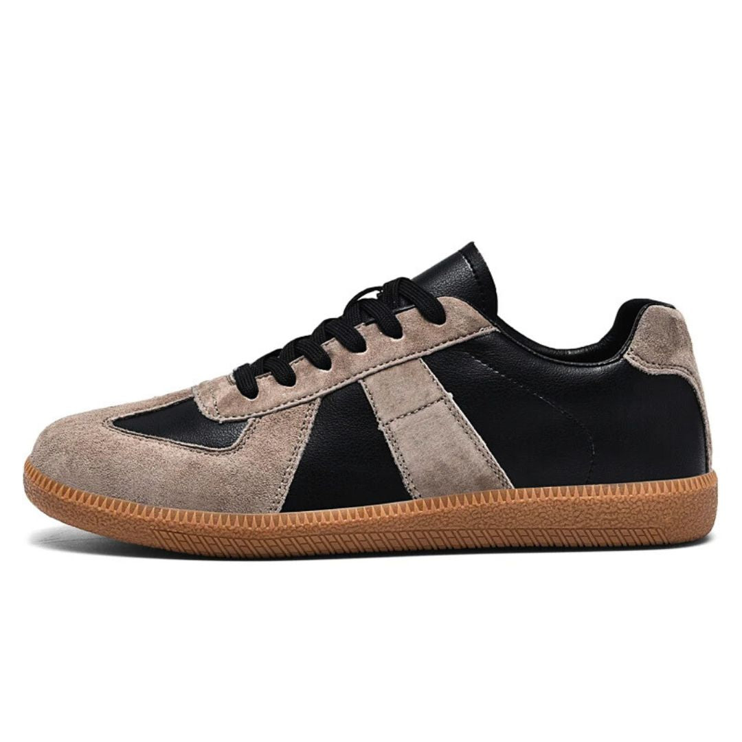Herresneakers Lær Suede Moderne Design Komfortabel Gummisåle 3
