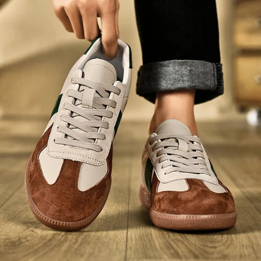 Herresneakers Lær Suede Moderne Design Komfortabel Gummisåle 5