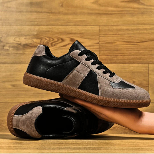 Herresneakers Lær Suede Moderne Design Komfortabel Gummisåle 7