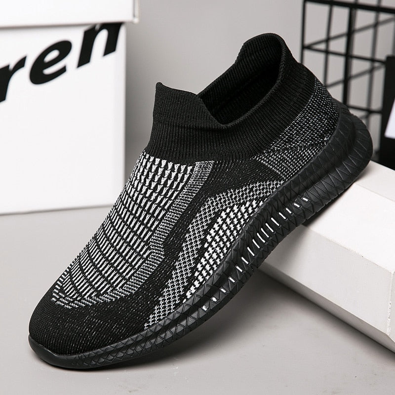 Herresneakers Lettvekt Casual Mesh 1