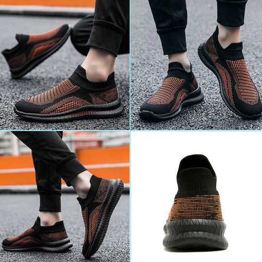 Herresneakers Lettvekt Casual Mesh 3