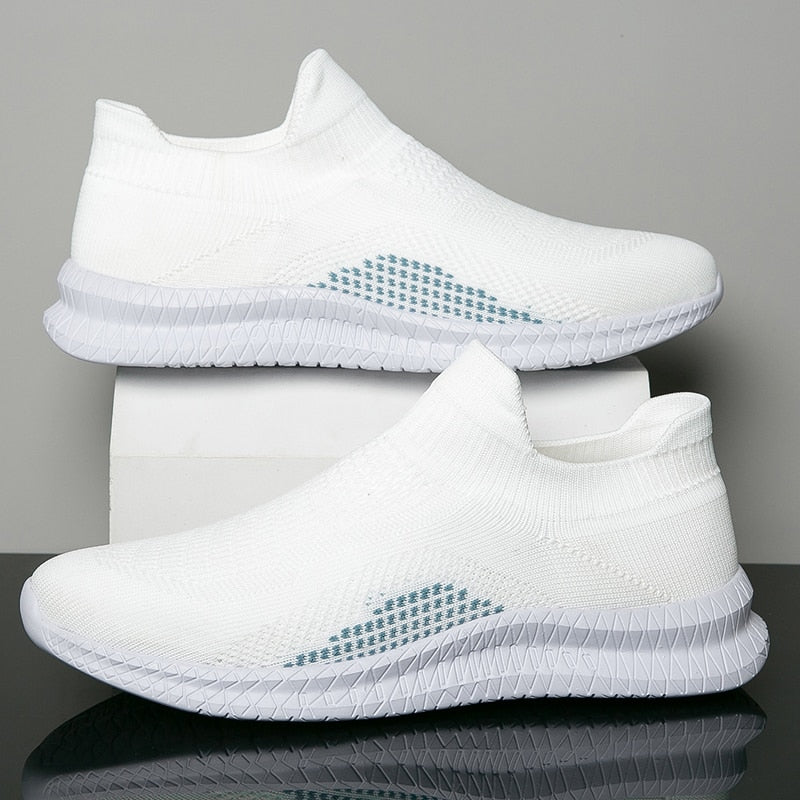 Herresneakers Lettvekt Casual Mesh 5