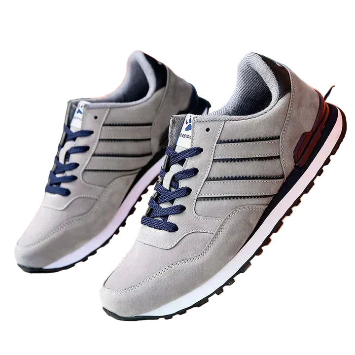 Herresneakers i Lær med Klassisk Design 0