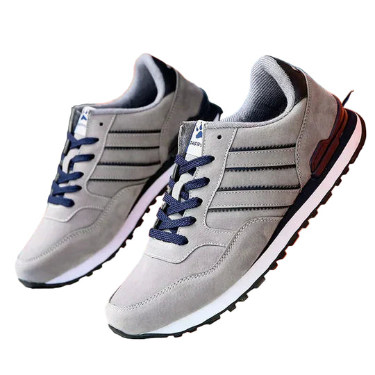 Herresneakers i Lær med Klassisk Design 0