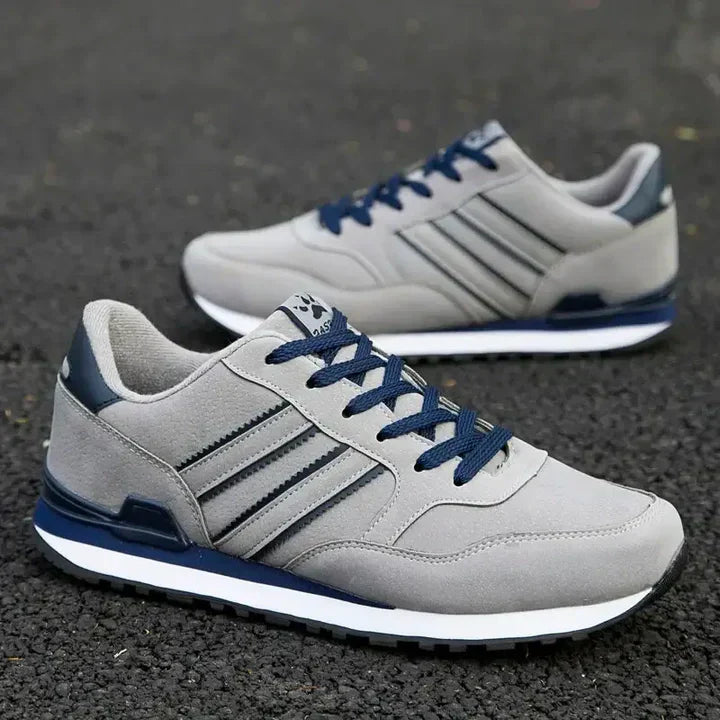 Herresneakers i Lær med Klassisk Design 4