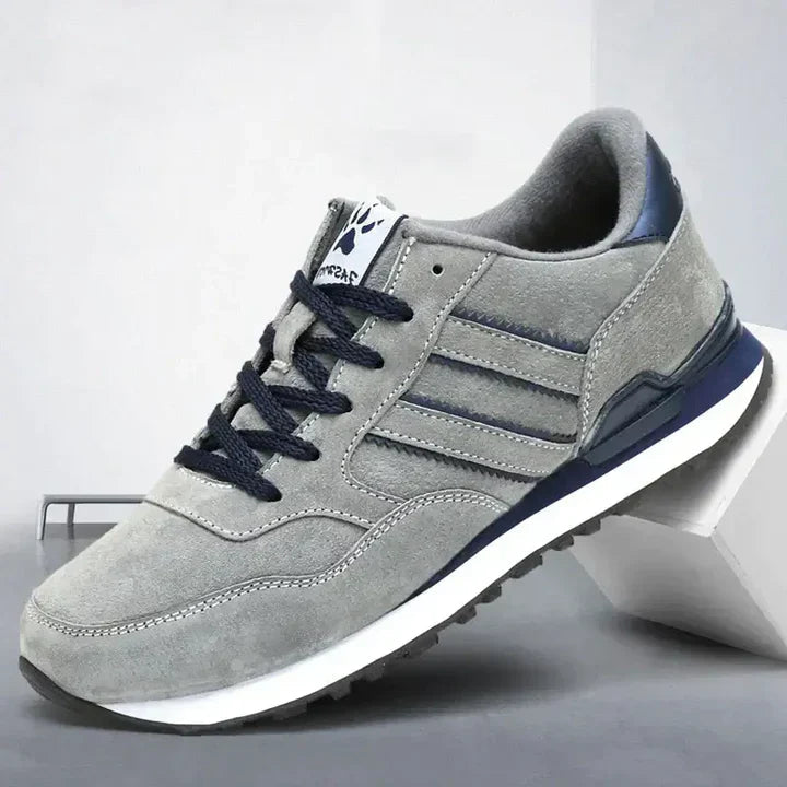 Herresneakers i Lær med Klassisk Design 6