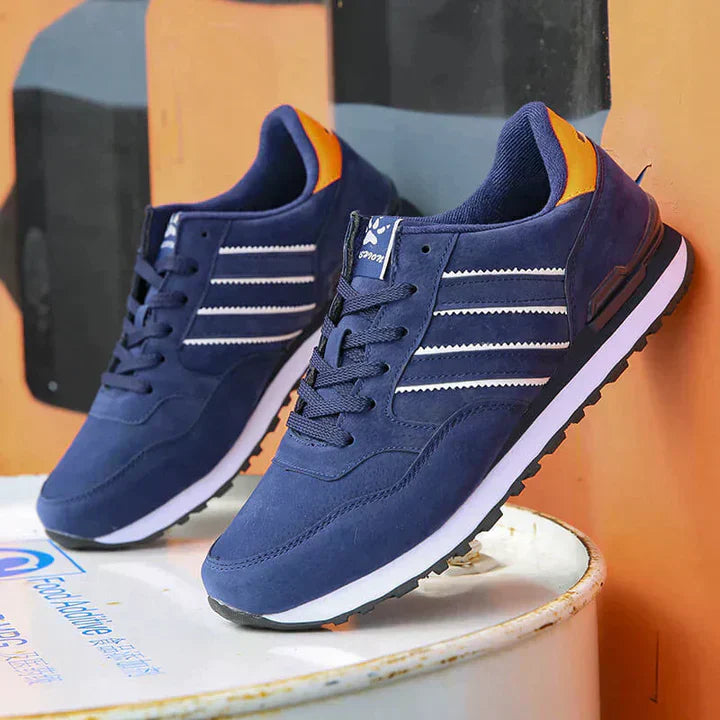 Herresneakers i Lær med Klassisk Design 7