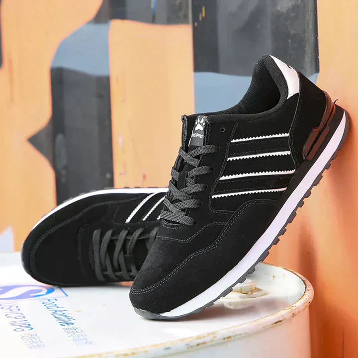 Herresneakers i Lær med Klassisk Design 8