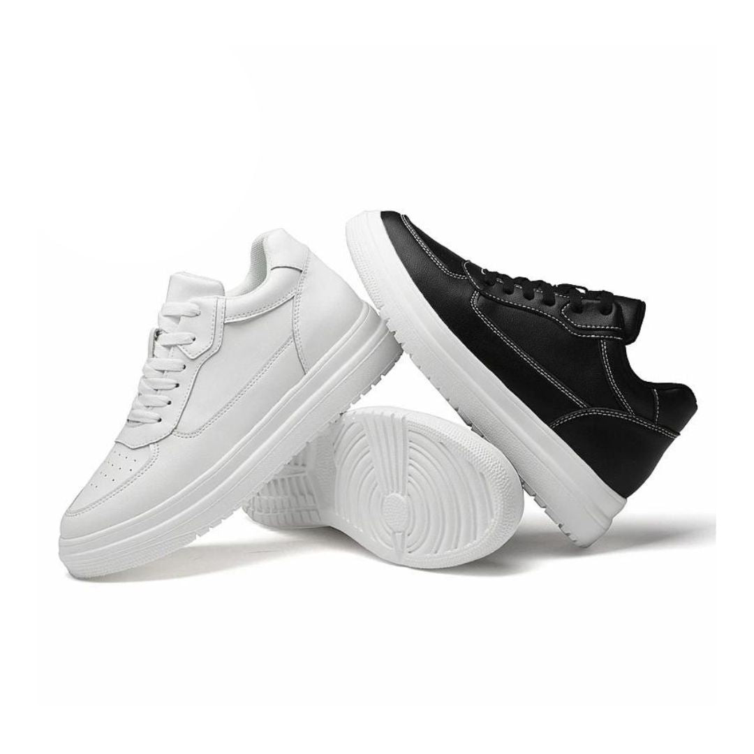 Herresneakers med Skjult Høyde og Minimalistisk Design 4
