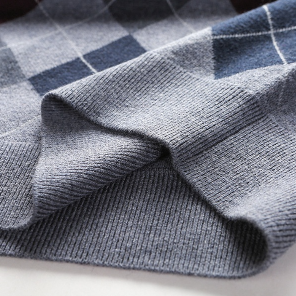 Herresweater Uten Ermer V-hals 1