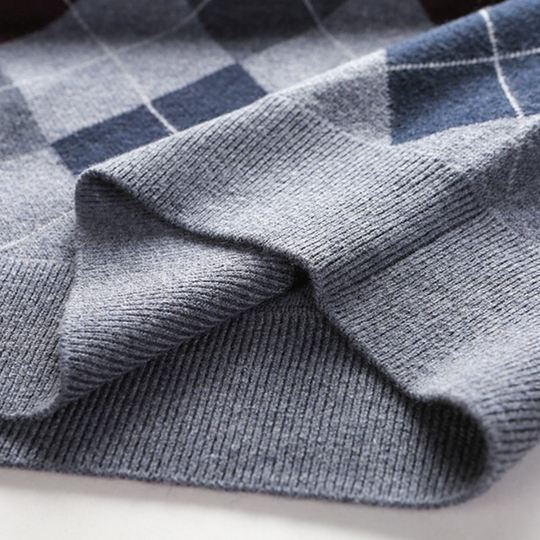 Herresweater Uten Ermer V-hals 1