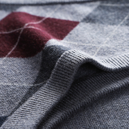 Herresweater Uten Ermer V-hals 2