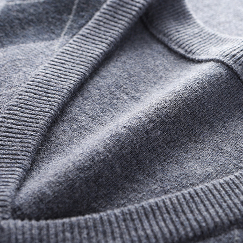 Herresweater Uten Ermer V-hals 5