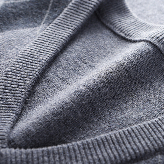 Herresweater Uten Ermer V-hals 5