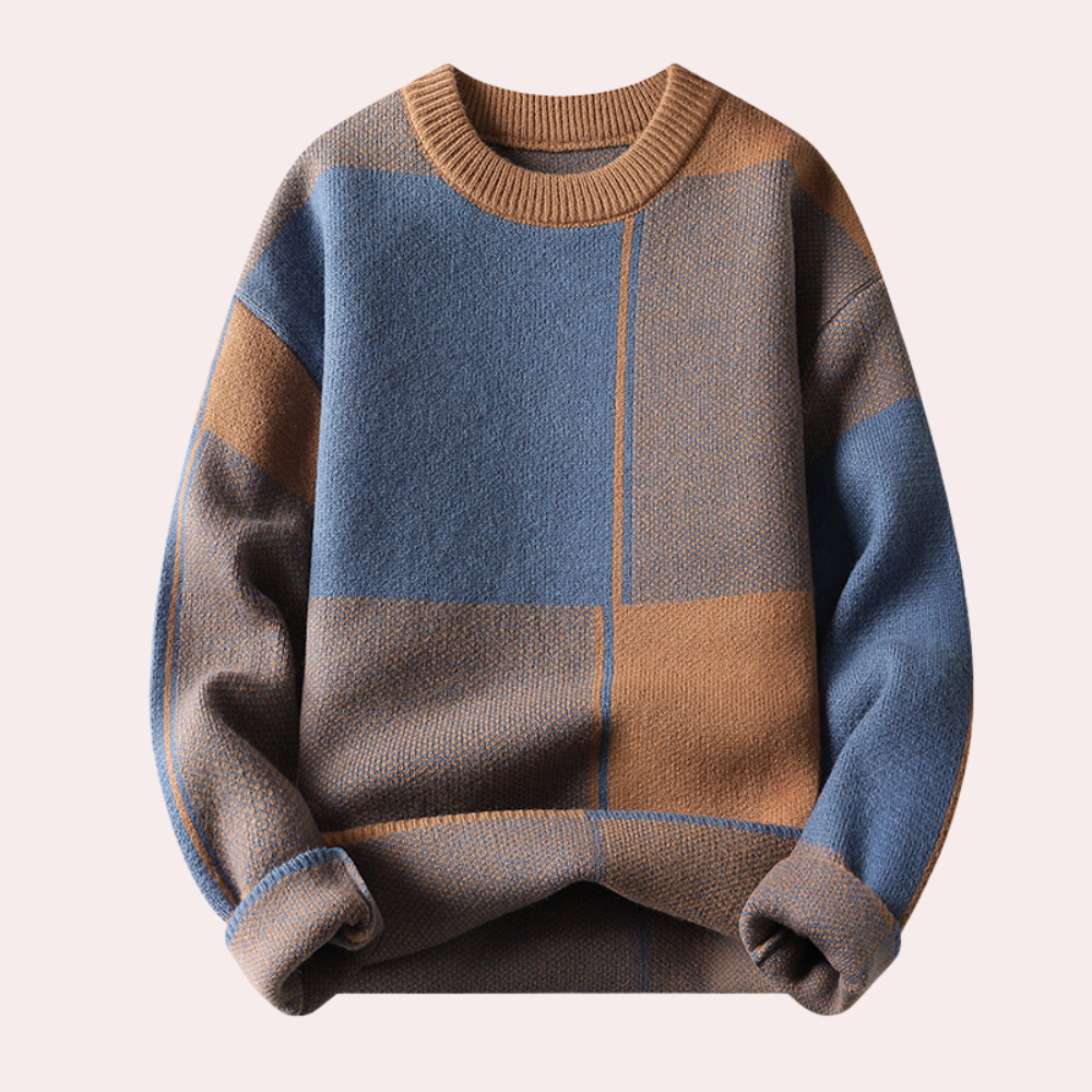 Herresweater i Varm Design med Trendy Detaljer 1
