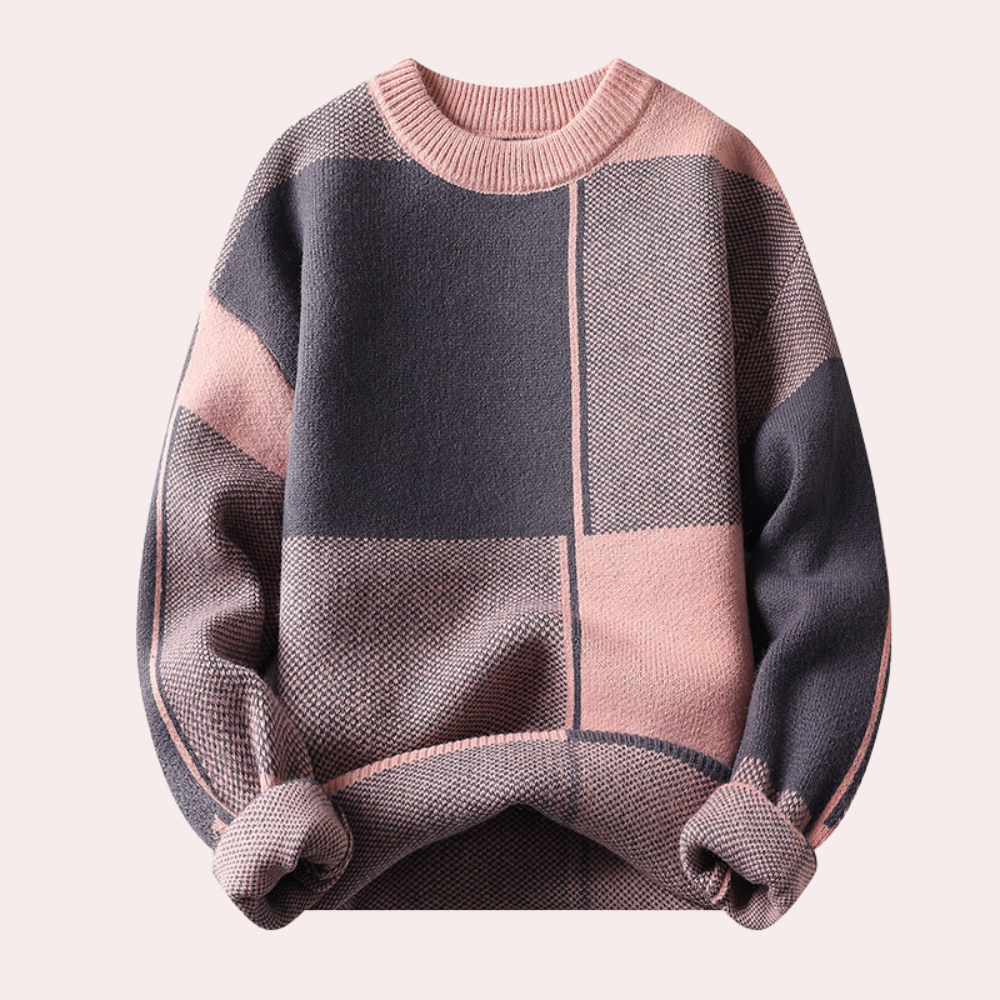 Herresweater i Varm Design med Trendy Detaljer 2