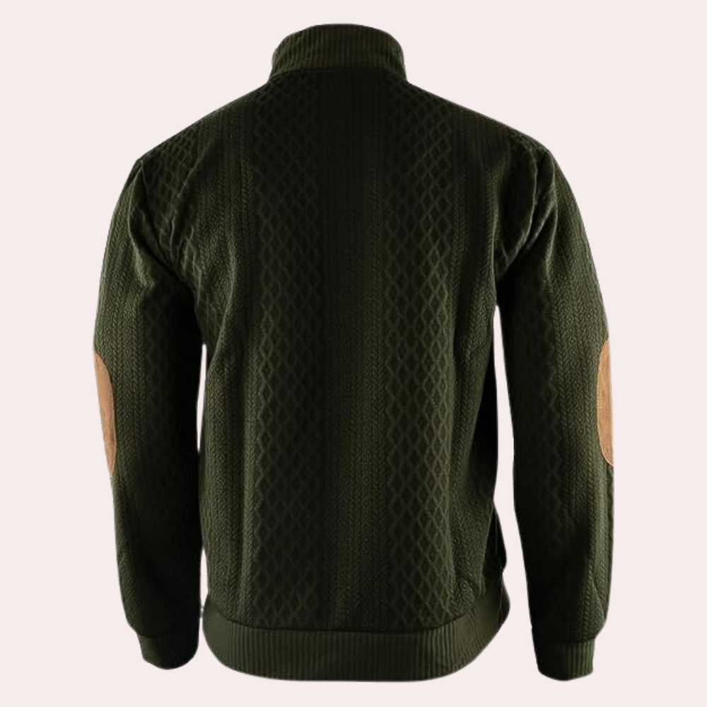 Herresweater med kraveknapper Trendy 6