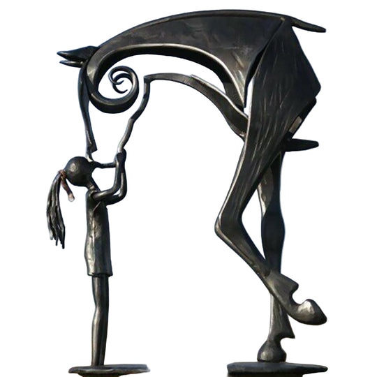 Hestestatue for Hage Dekorativ Utendørs Skulptur 0