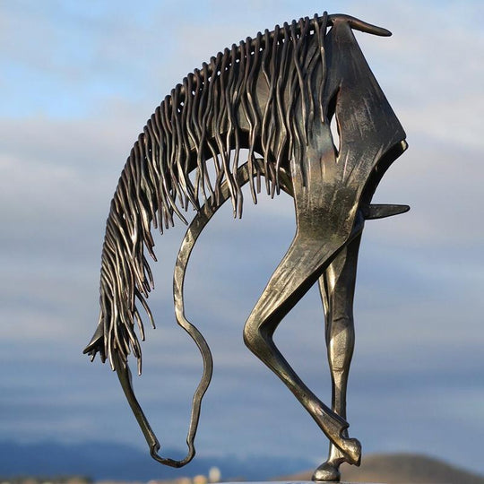 Hestestatue for Hage Dekorativ Utendørs Skulptur 11