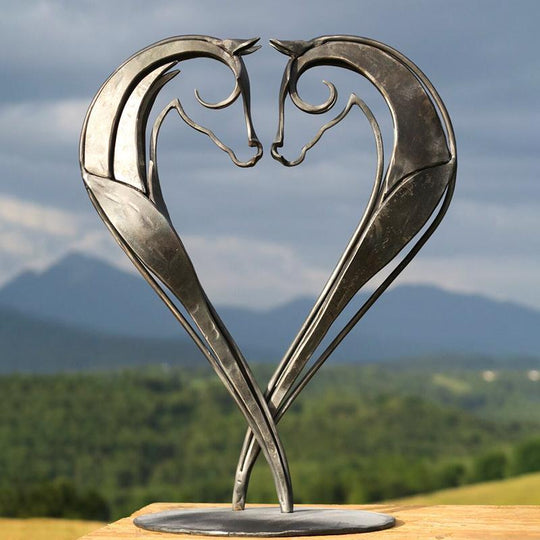 Hestestatue for Hage Dekorativ Utendørs Skulptur 3