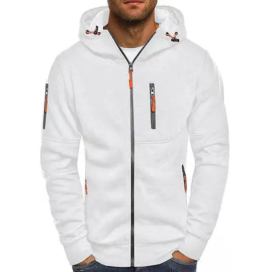 Hettegenser Herre Justerbar Hette Minimalistisk Design 4