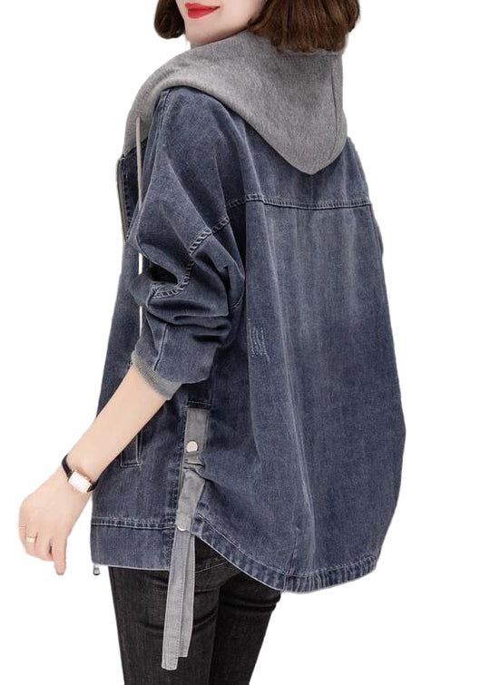 Hettejakke med patchwork for kvinner 0