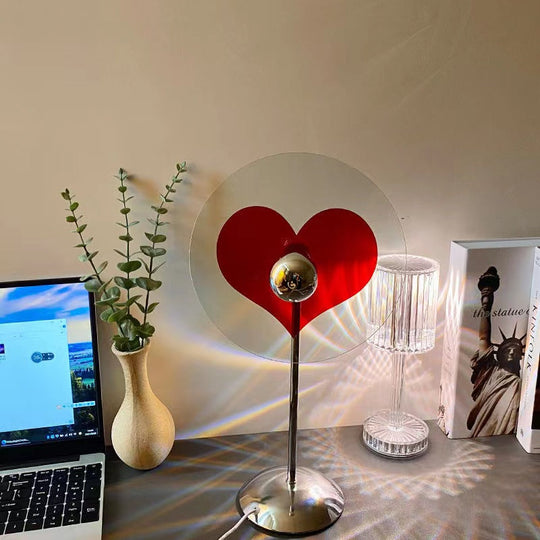 Hjerteformet LED-lampe for romantisk stemning 4