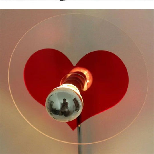Hjerteformet LED-lampe for romantisk stemning 5