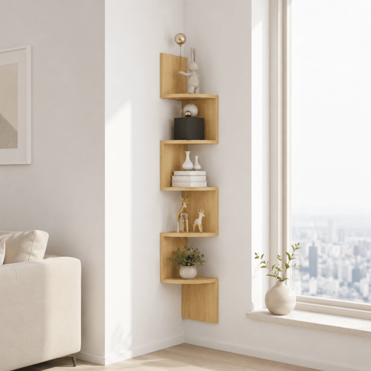 Hjørnevegghylle Plassbesparende Design 2