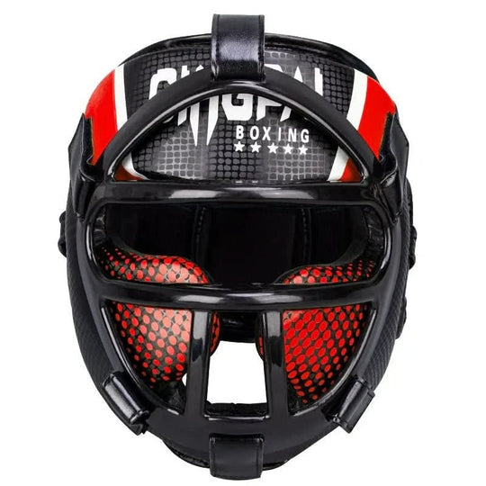 Hodebeskyttelse med Ansiktsmaske for Kampsport 0