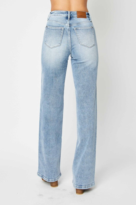 Høytlivs Retro Jeans med Front Yoke for Damer 3