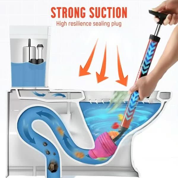 Høytrykk Toalettstempel Effektiv Fjerning av Blokkeringer 1