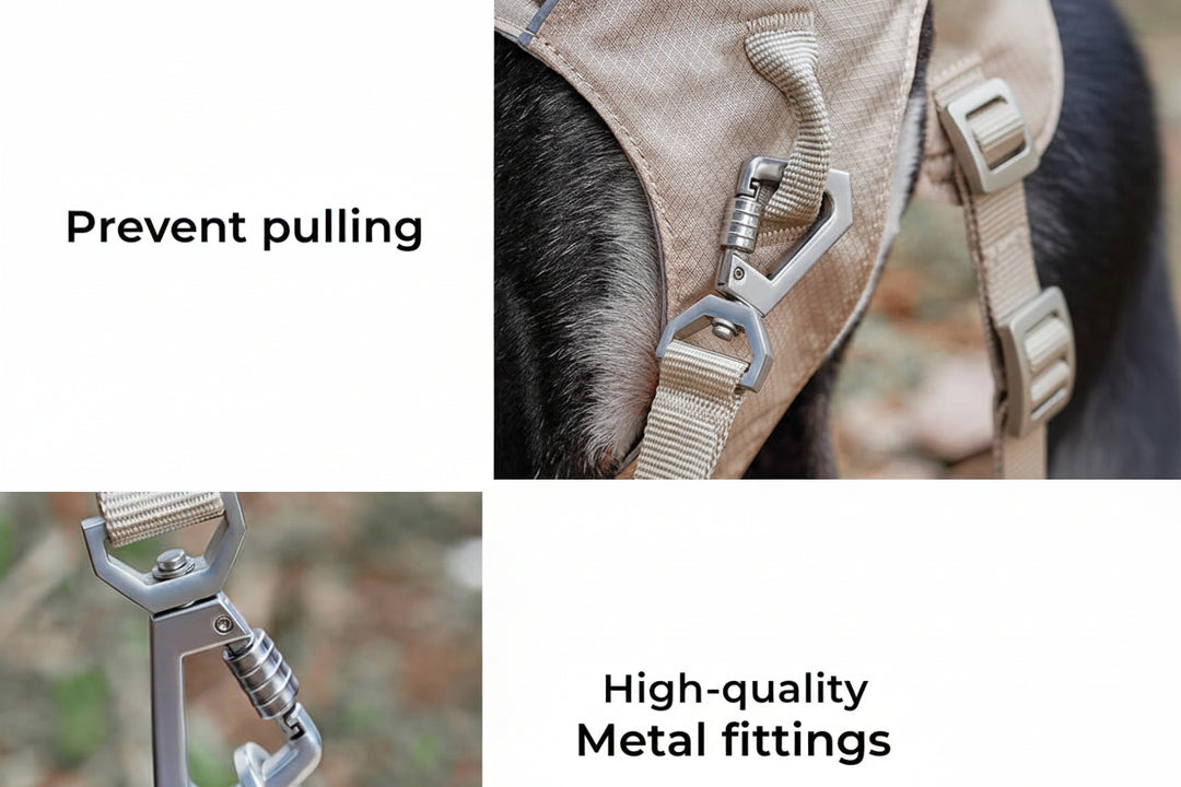 Hunde Sele Med Multifunksjonsbånd Anti-Pull Design 8