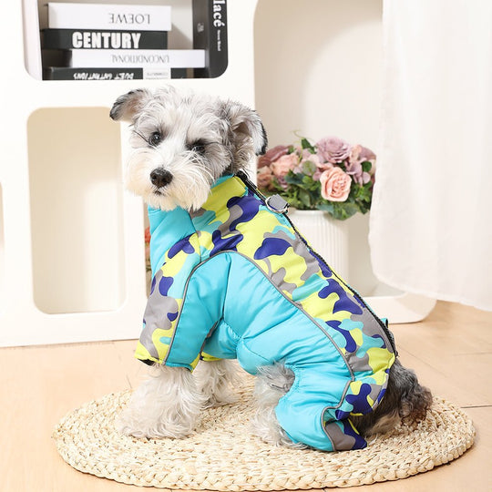 Hunde Vinterjakke Vanntett med Refleksstriper 4