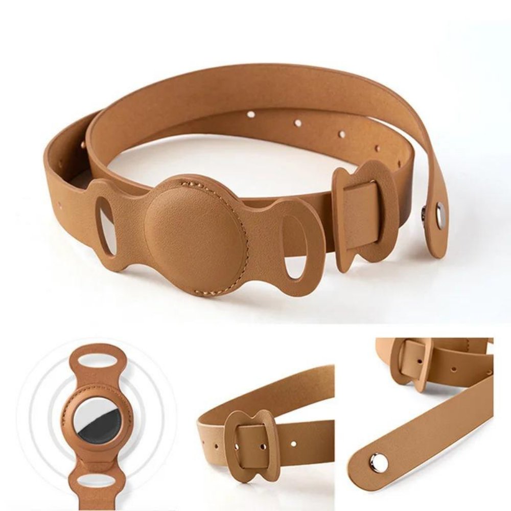 Hundehalsbånd med AirTag Design 2