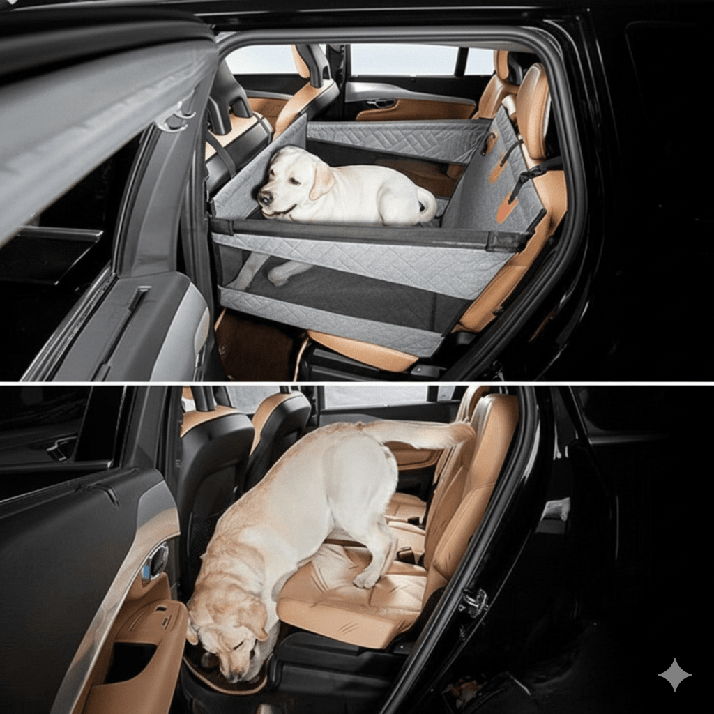 Hundematte for Bil Med Minne-Skum Vanntett Design 3