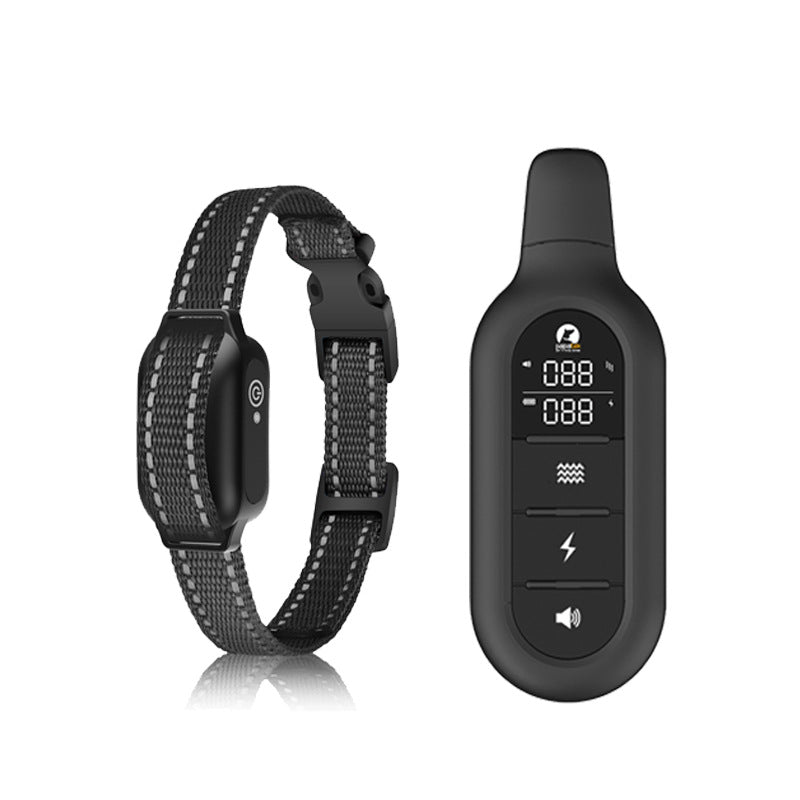 Hundens Treningshalsbånd med Lyd og Vibrasjon 1000m Lang Rekkevidde 1