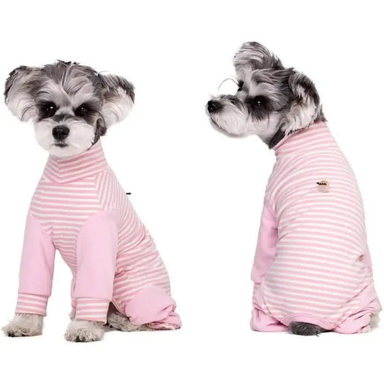 Hundeopprettingsdrakt Helkroppsbeskyttelse Stripete Design 4