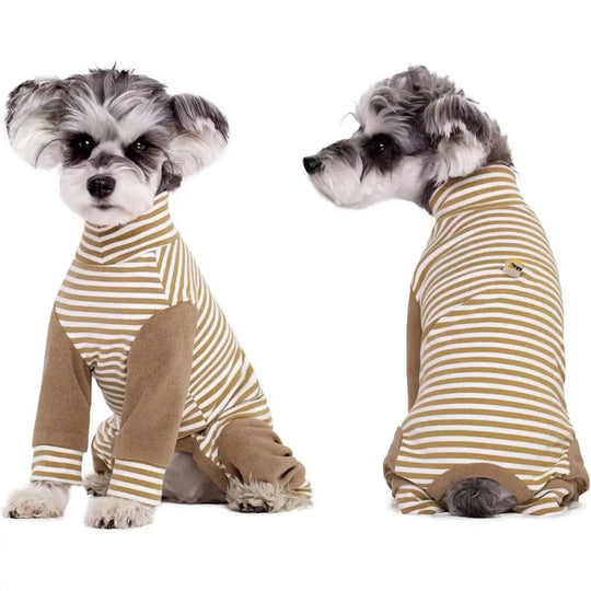 Hundeopprettingsdrakt Helkroppsbeskyttelse Stripete Design 5